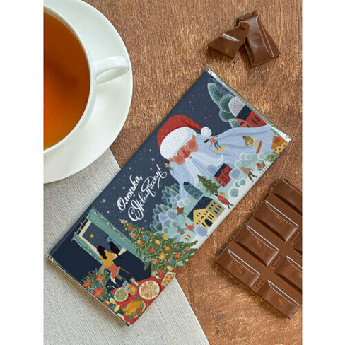 Шоколад молочный "Дед Мороз" Оленька ПерсонаЛКА Оленька
