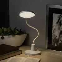 Настольная лампа светодиодная Эра LED-501-10W-W нейтральный белый свет цвет белый, с регулировкой яркости ЭРА NLED-501-1