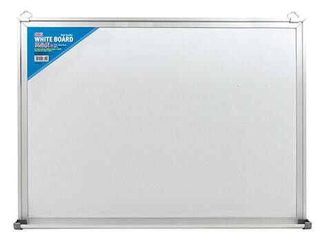 Демонстрационная доска Deli E7818 магнитно-маркерная лак 90x150см алюминиевая рама белый с аксессуарами DELI