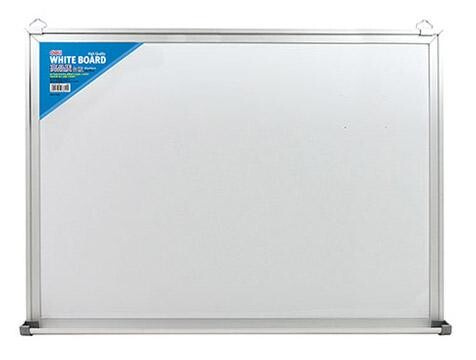 Демонстрационная доска Deli E7817 магнитно-маркерная лак 90x120см алюминиевая рама белый лоток для аксессуаров с аксессу