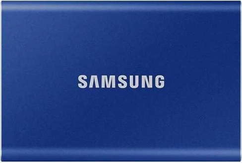 Жесткий диск SSD Samsung 1TB T7 Touch, USB Type-C, R/W 1000/1050MB/s, Blue MU-PC1T0H/WW