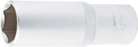 Головка торцевая удлиненная, 22 мм, 6-гранная, CrV, под квадрат 1/2, // Stels