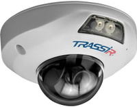 Камера IP Trassir TR-D4121IR1 CMOS 1/2.7 2.8 мм 1920 x 1080 H.264 MJPEG RJ-45 LAN PoE белый