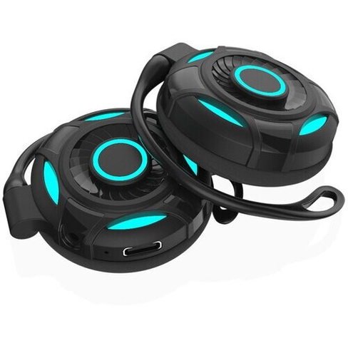 Наушники MyPads беспроводные Bluetooth с креплением за ухо спортивные, игровые с выдвижным микрофоном