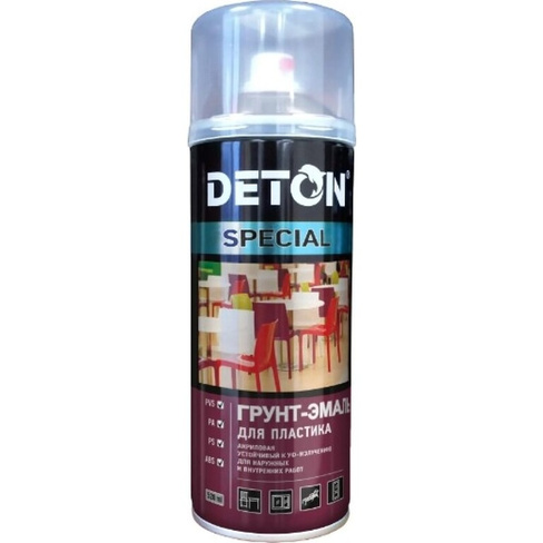 Грунт-эмаль для пластика Deton DTN-A07301