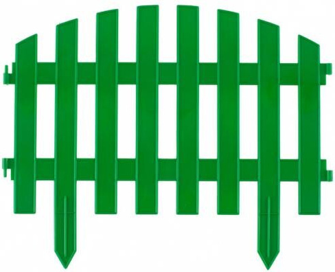 Забор декоративный Винтаж, 28 х 300 см, зеленый, Россия// Palisad