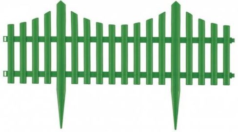 Забор декоративный Гибкий, 24х300 см, зеленый, Россия// Palisad