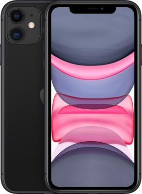Смартфон Apple A2221 iPhone 11 128Gb 4Gb черный моноблок 3G 4G 6.1 828x1792 iOS 15 12Mpix 802.11 a/b/g/n/ac/ax NFC GPS G