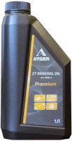 AYGER Масло минеральное для 2-тактных двигателей API TC 1л (32994) Ayger