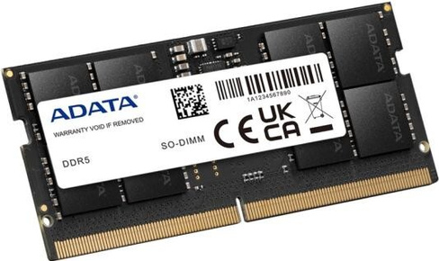 Оперативная память для ноутбука 32Gb (1x32Gb) PC4-38400 4800MHz DDR5 SO-DIMM Unbuffered CL40 ADATA Memory Module AD5S480