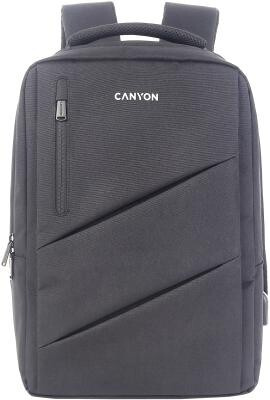 CANYON Laptop backpack for 15.6 inchProduct spec/size(mm): 400MM x300MM x 120MM(+60MM)Grey, Canyon LogoEXTERIOR material