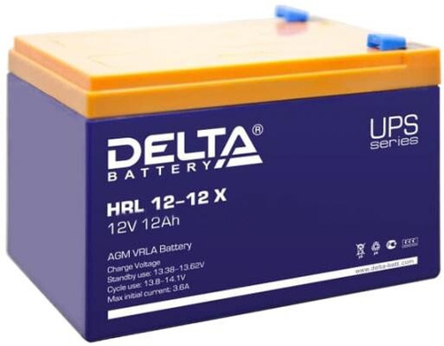Батарея для ИБП Delta HRL 12-12 X 12В 12Ач DELTA