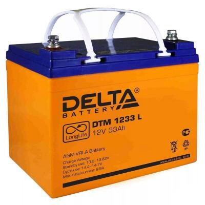 Батарея для ИБП Delta DTM 1233 L 12В 33Ач DELTA