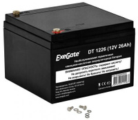 Аккумуляторная батарея ExeGate DT 1226 (12V 26Ah, под болт М5) EX282970RUS Exegate
