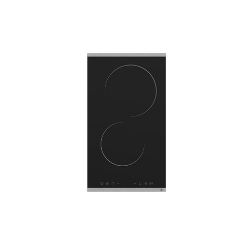Индукционная варочная панель Jacky's JH IB34, цвет панели черный, цвет рамки серебристый