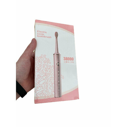 Электрическая зубная щетка Electric sonic toothbrush 38000, розовый Нет бренда