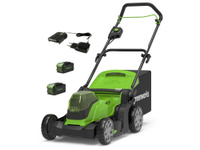 Газонокосилка аккумуляторная 24V Greenworks G24X2LM41K2x 2512607UD