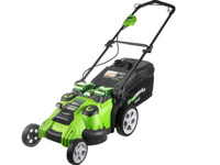 Газонокосилка аккумуляторная 40V Greenworks G40LM49DBK4 TwinForce 2500207VB