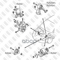 Опора Двигателя Mitsubishi Lancer ->09 FIXAR арт. FL0127
