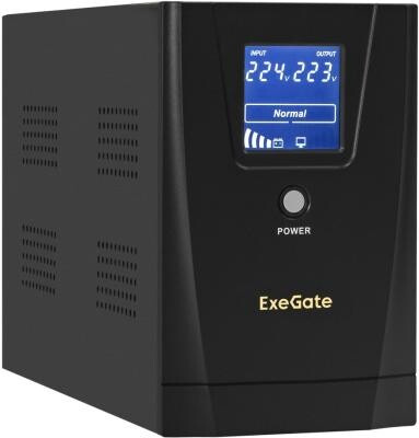 ИБП ExeGate SpecialPro Smart LLB-2000.LCD.AVR.1SH.2C13.RJ.USB Exegate