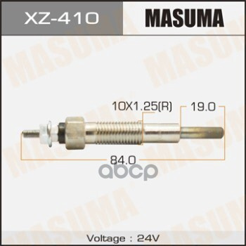 Свеча Накаливания Mazda Masuma Xz-410 Masuma арт. XZ-410
