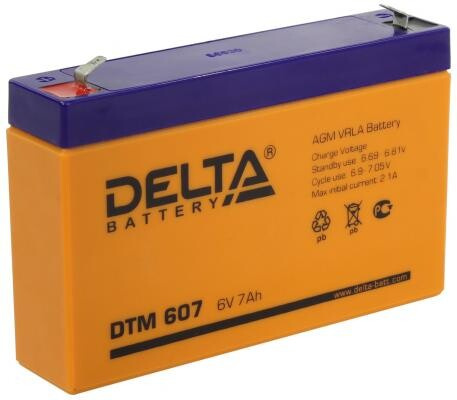 Батарея Delta DTM 607 DELTA