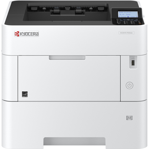 Принтер Kyocera P3155dn A4 Duplex Net (в комплекте: + картридж)