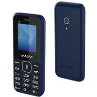 Сотовый телефон Maxvi C27, 1.77", 1.3 Мп, microSD, 2 sim, FM, фонарик, 600 мАч, синий MAXVI