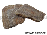 Галтованный камень 1,5 см, коричневый