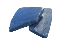 Синий галтованный плитняк 4 см