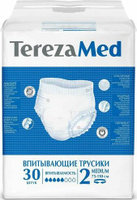 Средство по уходу за больными Terezamed Средства для гигиены Подгузники-трусики для взрослых впитывающие Medium (№2) 30