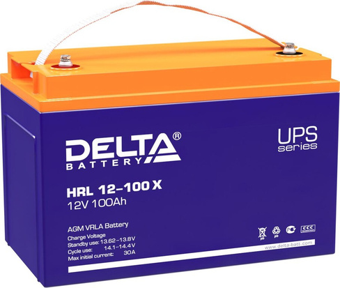 Аккумулятор Delta HRL-12-100 X