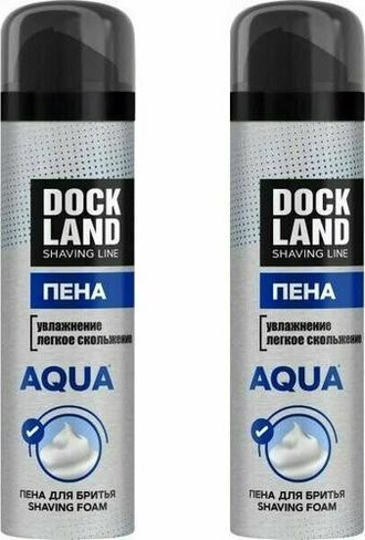 Средство для бритья Dockland Пена для бритья Aqua, 200 г