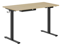 Компьютерный стол AT XTEN-UP Дуб светлый / Черный, 120 см