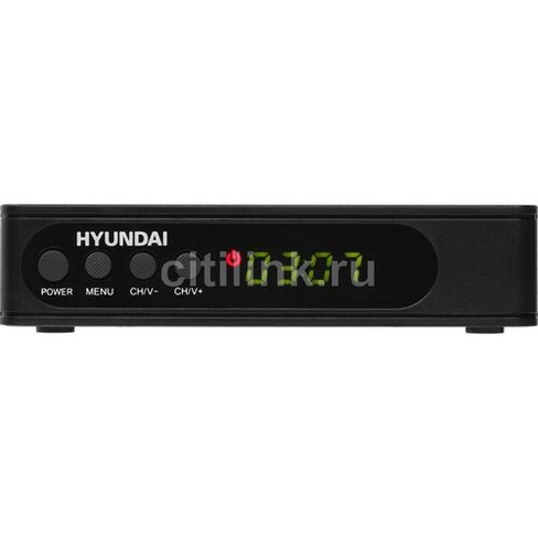 Ресивер DVB-T2 Hyundai H-DVB240, черный