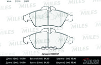 Колодки Тормозные Mercedes Sprinter (901-904) 95>06/Vw Lt 28-46 Пер. Ceramic Miles арт. E500067