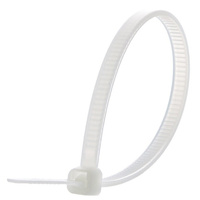 Стяжка кабельная белая STALMAX LS-W 2,5х150 нейлоновая