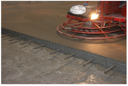Топпинг ЛАХТА - упрочнитель бетона, для высокопрочных бетонных полов