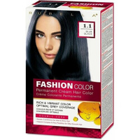 Rubella Стойкая крем-краска для волос Fashion Color 1.1 Иссиня-черный, 50 мл