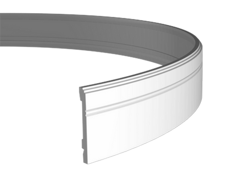 Плинтус Европласт 1.53.103, 110х15х2000 мм Гибкий