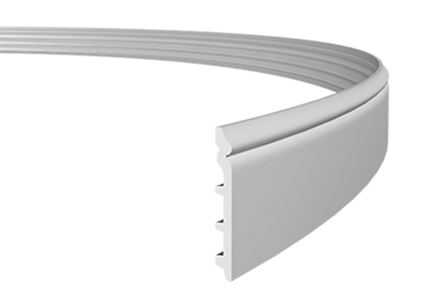 Плинтус Европласт 1.53.110, 138х19х2000 мм Гибкий