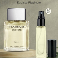 Gratus Parfum Egoiste Platinum духи мужские масляные 30 мл (спрей) + подарок
