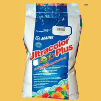 Цементная затирка Mapei Ultracolor Plus №150 Желтый 2 кг.