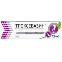 Троксевазин гель для наружного применения 2% туба 100г Балканфарма-Троян АД