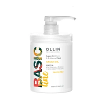 OLLIN PROFESSIONAL Маска с аргановым маслом для сияния и блеска волос / Argan Oil Shine & Brilliance Ma BASIC LINE 650 м