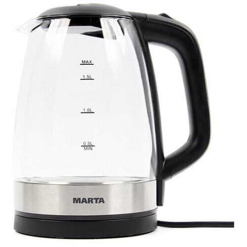 Чайник MARTA MT-1098, черный жемчуг