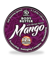 SOLBIANCA Масло твердое с маслом манго, маслом карите и бронзаторами для загара в солярии / Mango 150 мл