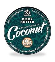 SOLBIANCA Масло твердое с маслом кокоса и бронзаторами для загара в солярии / Coconut 150 мл