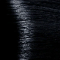 KAPOUS 1.1 крем-краска для волос с гиалуроновой кислотой, иссиня-черный / HY 100 мл