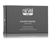 NIRVEL PROFESSIONAL Ампулы с плацентой против выпадения волос и жирности кожи головы / PLACENTA VEGETAL FRESH EFFECT 10*